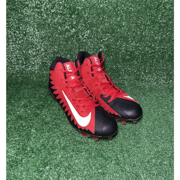 Nike Alpha Menace Pro PE Atlanta Falcons Red Black Football Cleats Men's Size 11 - Picture 2 of 10